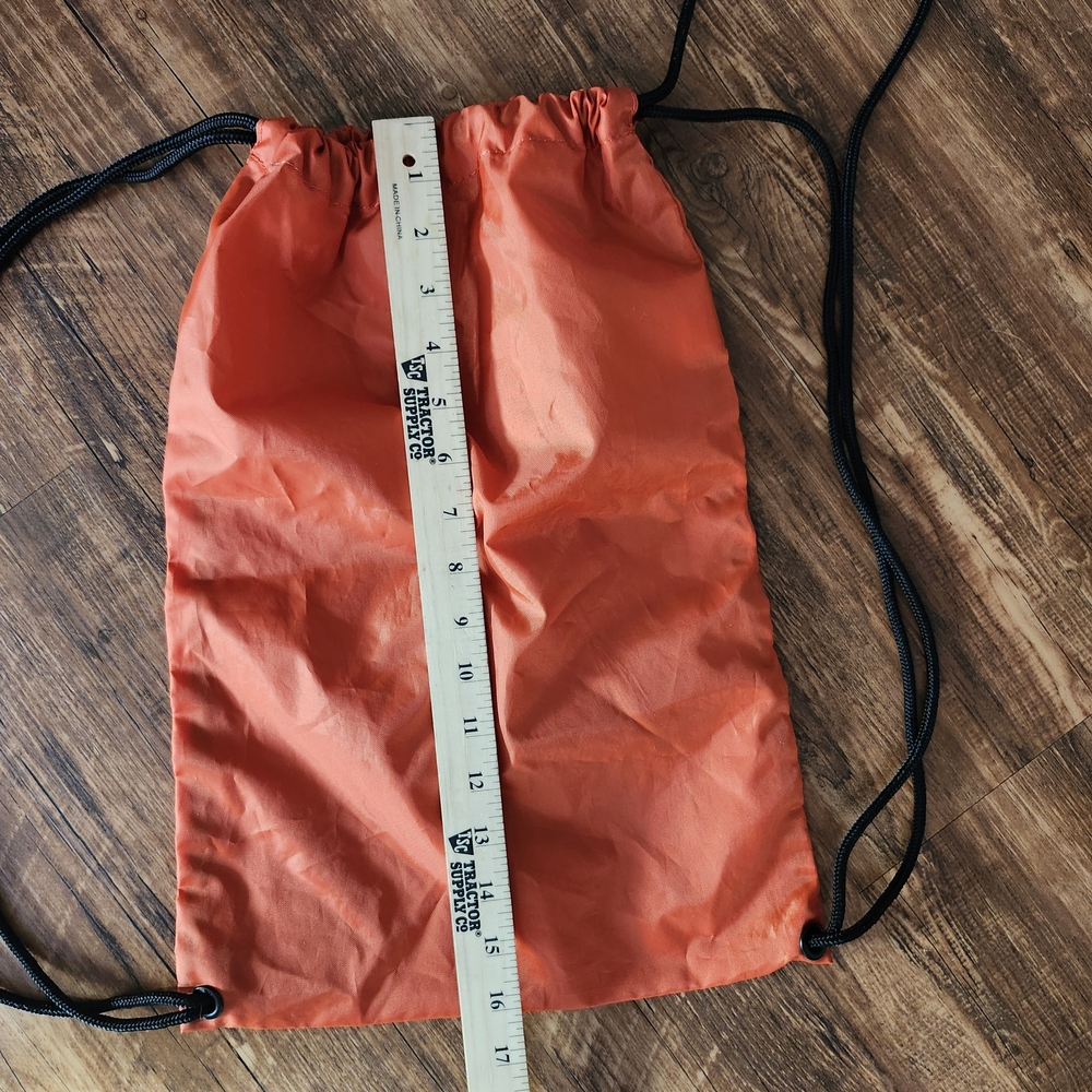 Columbia Bright Orange Drawstring Backpack - image 2